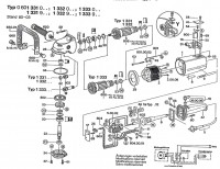 Bosch 0 601 332 041 Angle Grinder 110 V / GB Spare Parts